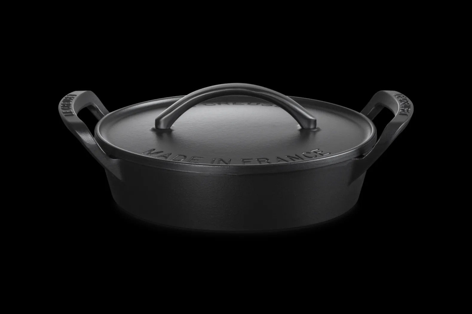 Cast Iron BBQ Outdoor Shallow Casserole