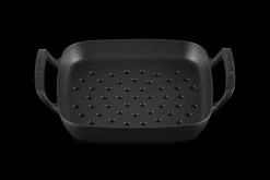 Cast Iron BBQ Outdoor Square Grilling Basket