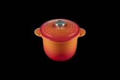 Cast Iron Cocotte Every with Stoneware inner Lid