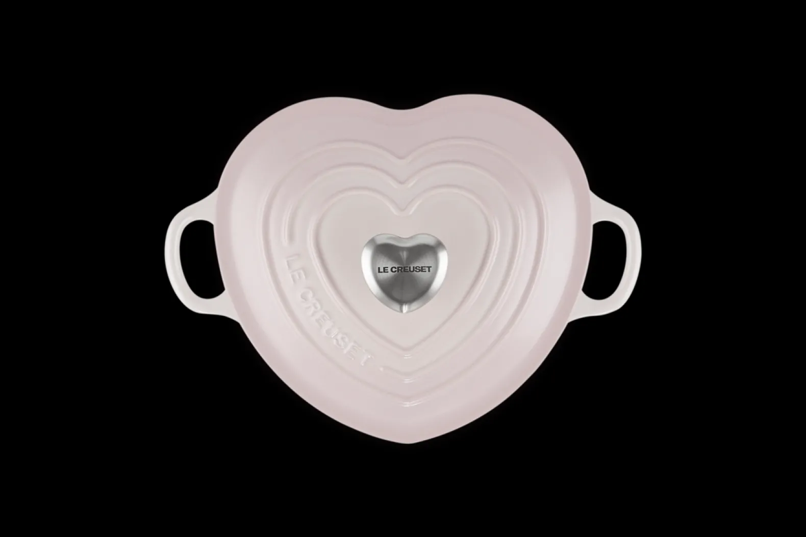 Cast Iron Heart Shaped Casserole with Heart Knob