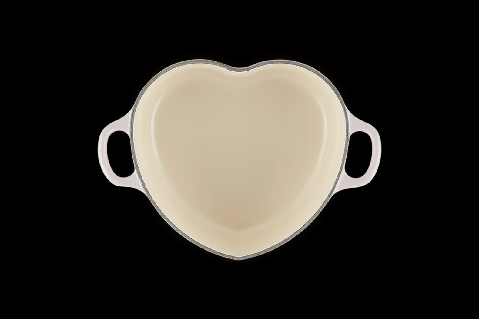 Cast Iron Heart Shaped Casserole with Heart Knob