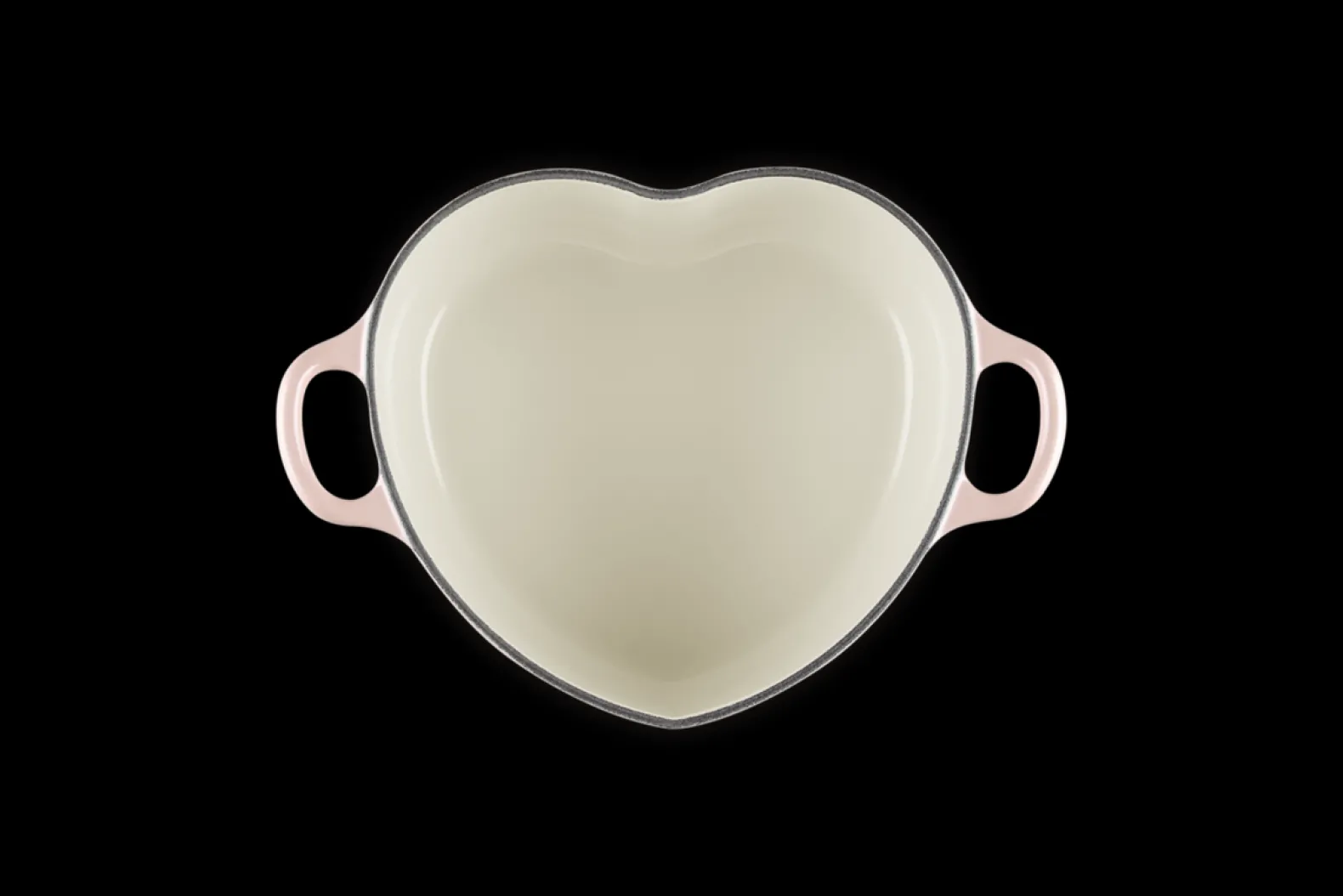 Cast Iron Heart Shaped Casserole with Heart Knob