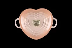 Cast Iron Heart Shaped Casserole with Heart Knob