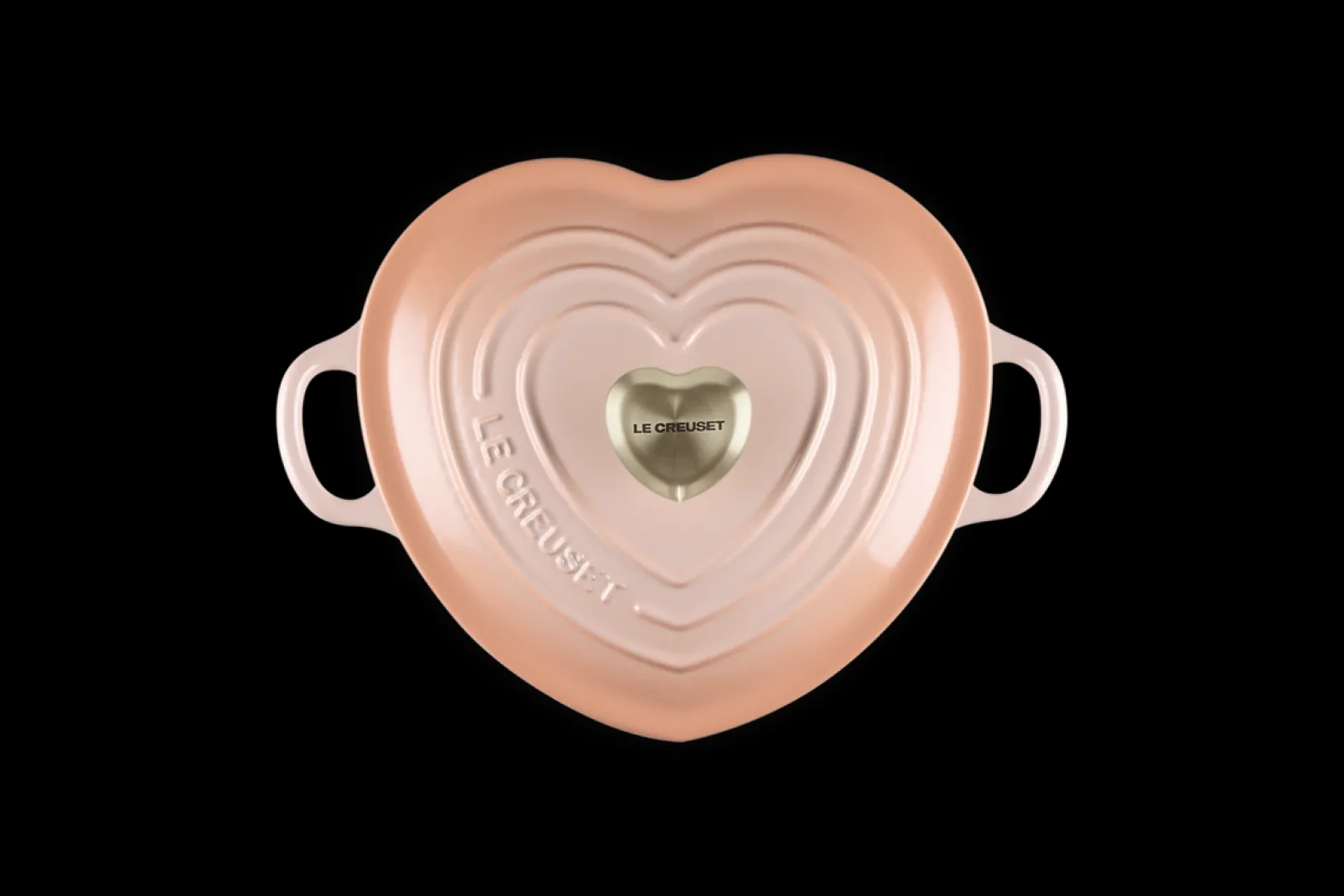Cast Iron Heart Shaped Casserole with Heart Knob