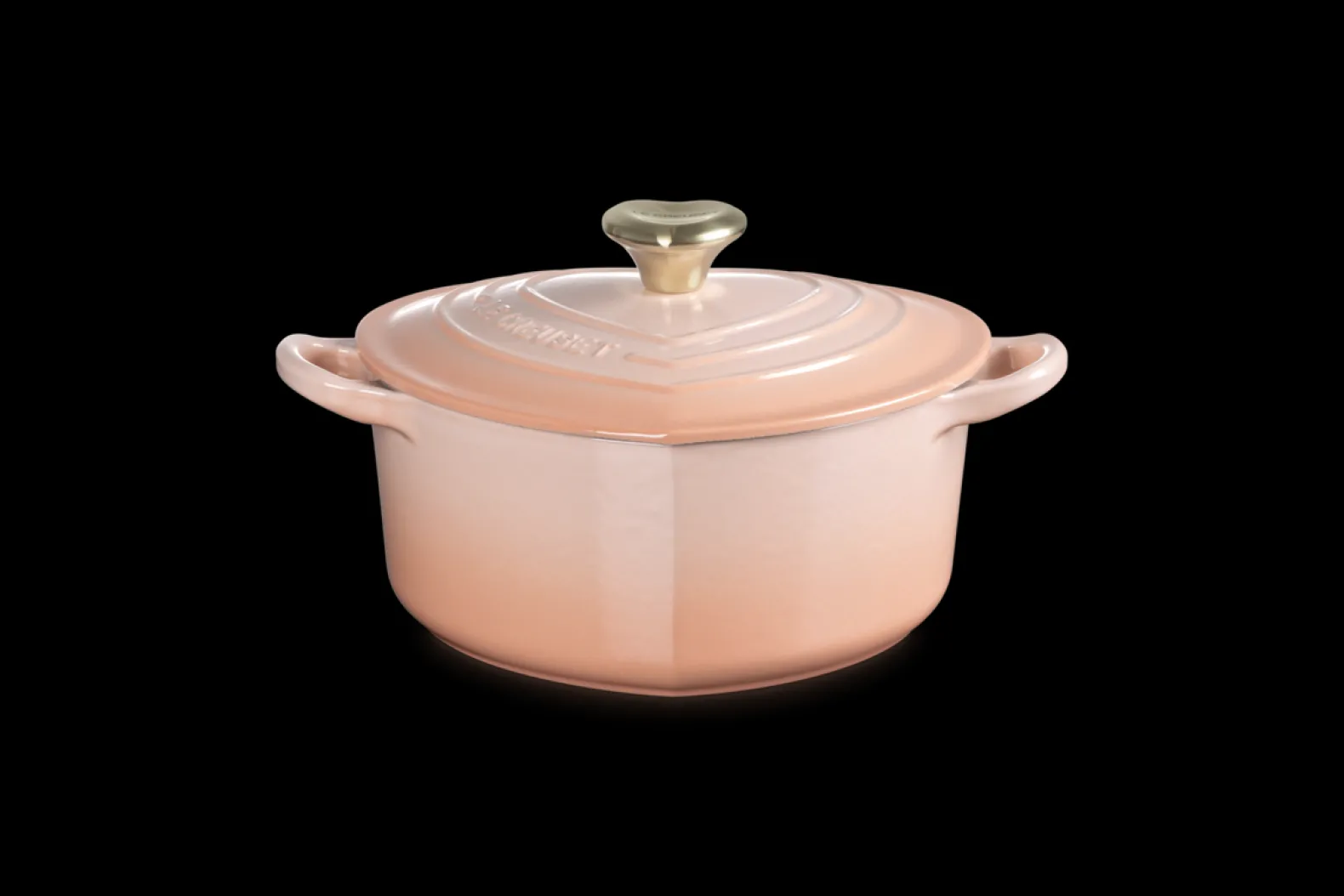 Cast Iron Heart Shaped Casserole with Heart Knob