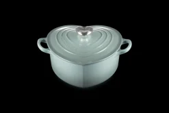 Cast Iron Heart Shaped Casserole with Heart Knob