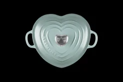 Cast Iron Heart Shaped Casserole with Heart Knob