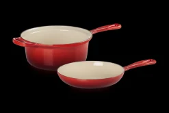 Cast Iron 2-in-1 Saucepan