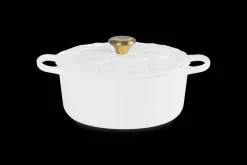 Cast Iron Petal Round Casserole
