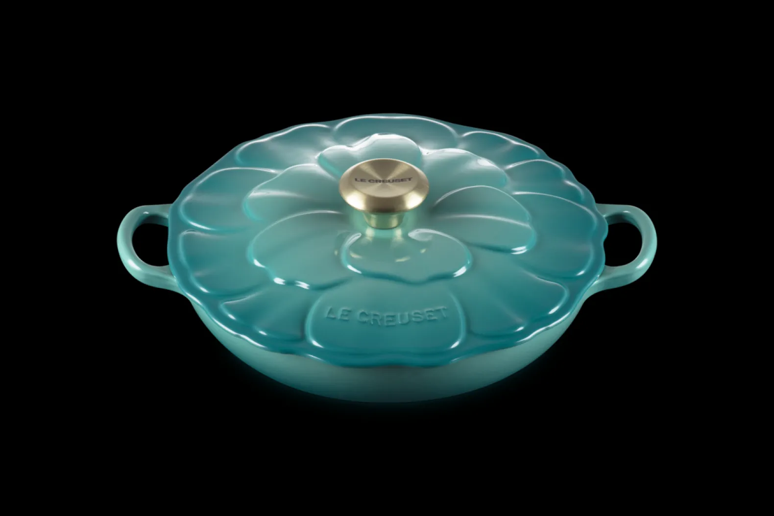 Cast Iron Petal Shallow Casserole