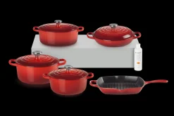 Cast Iron 5-piece Essential Set with Cleaner