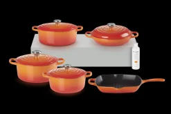 Cast Iron 5-piece Essential Set with Cleaner