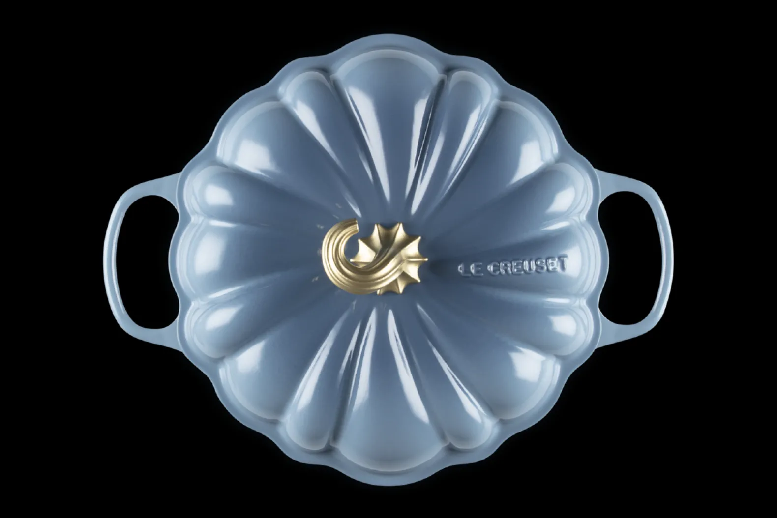 Cast Iron Pumpkin Shallow Casserole