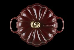 Cast Iron Pumpkin Shallow Casserole