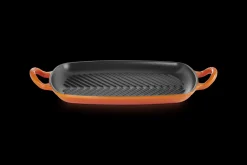 Cast Iron Shallow Rectangular Grill