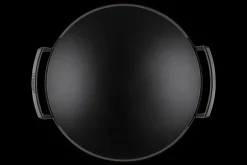 Cast Iron Wok with Glass Lid