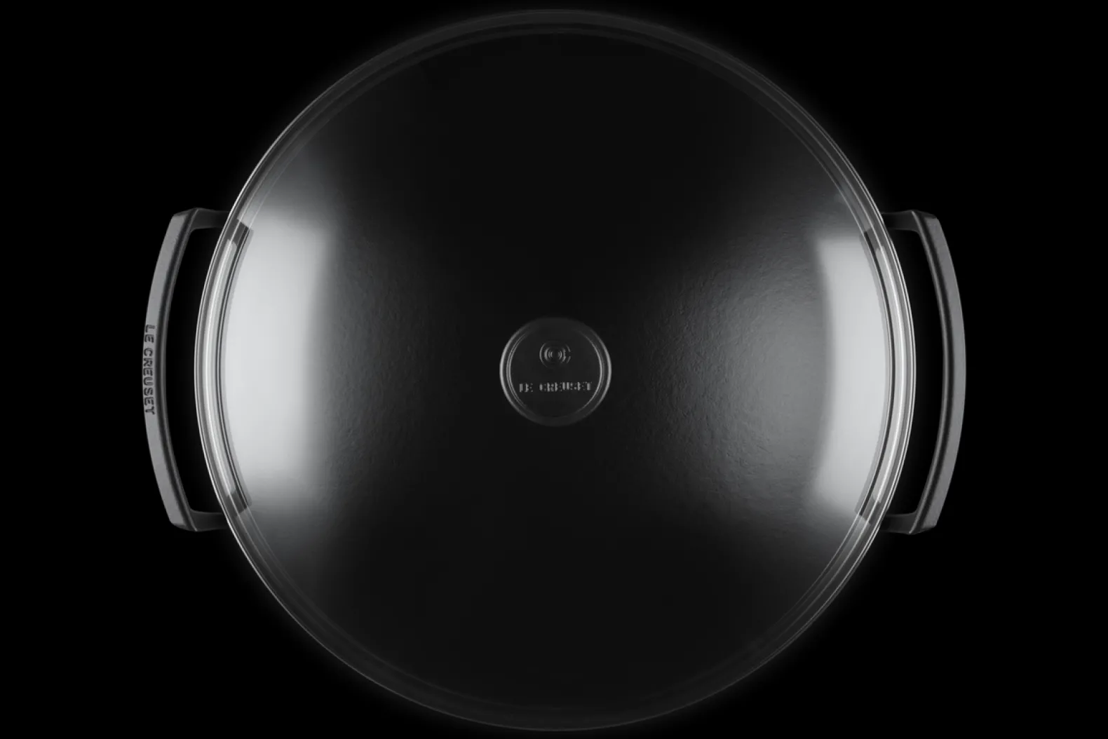 Cast Iron Wok with Glass Lid