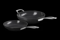 Non-Stick Ceramic 2-piece Deep and Shallow Frying Pan Set