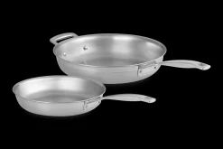 3-Ply Stainless Steel 2-Piece Frying Pan Set (24-28cm)