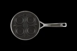 3-ply Stainless Steel Uncoated Sauté Pan with Poaching Insert