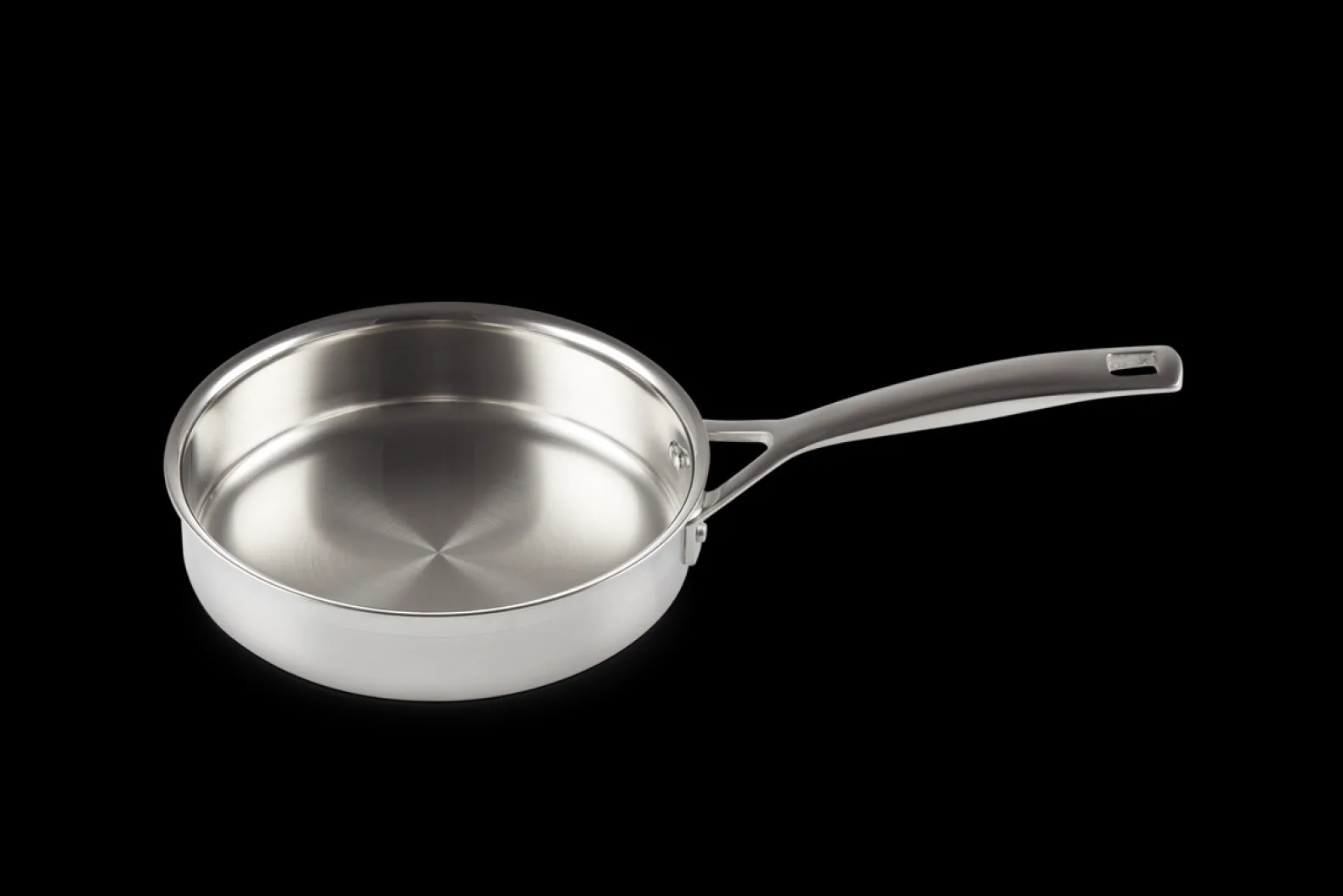 3-ply Stainless Steel Uncoated Sauté Pan with Poaching Insert