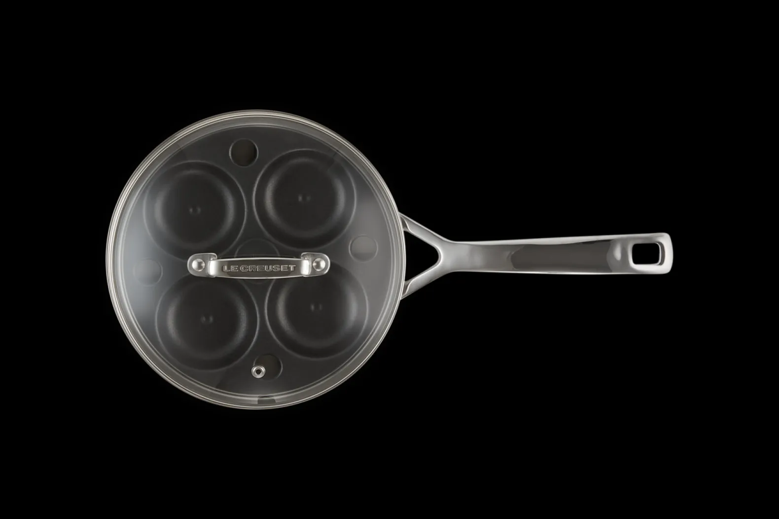 3-ply Stainless Steel Uncoated Sauté Pan with Poaching Insert