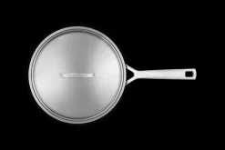 3-ply Stainless Steel Uncoated Sauté Pan with Lid