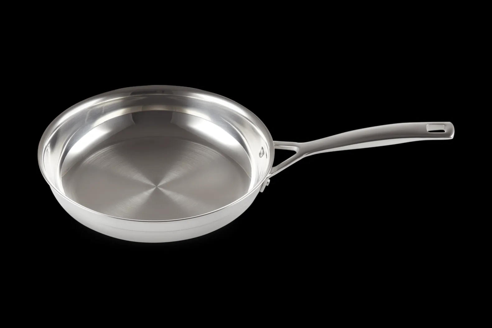 3-ply Stainless Steel Uncoated Frying Pan