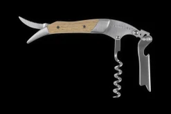 Premium Waiter's Corkscrew with Oak Wood Handle