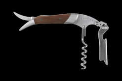 Premium Waiter's Corkscrew with Black Walnut Wood Handle