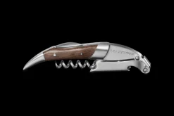 Premium Waiter's Corkscrew with Black Walnut Wood Handle