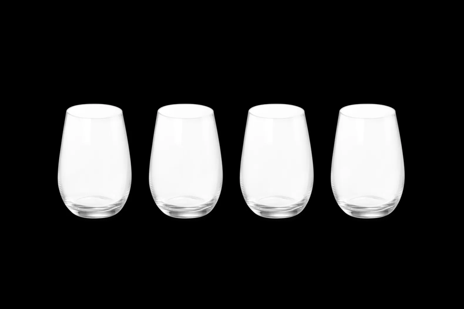 Set of 4 Glass Tumblers