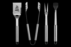 Set of 4 Stainless Steel BBQ tools and Carry Bag