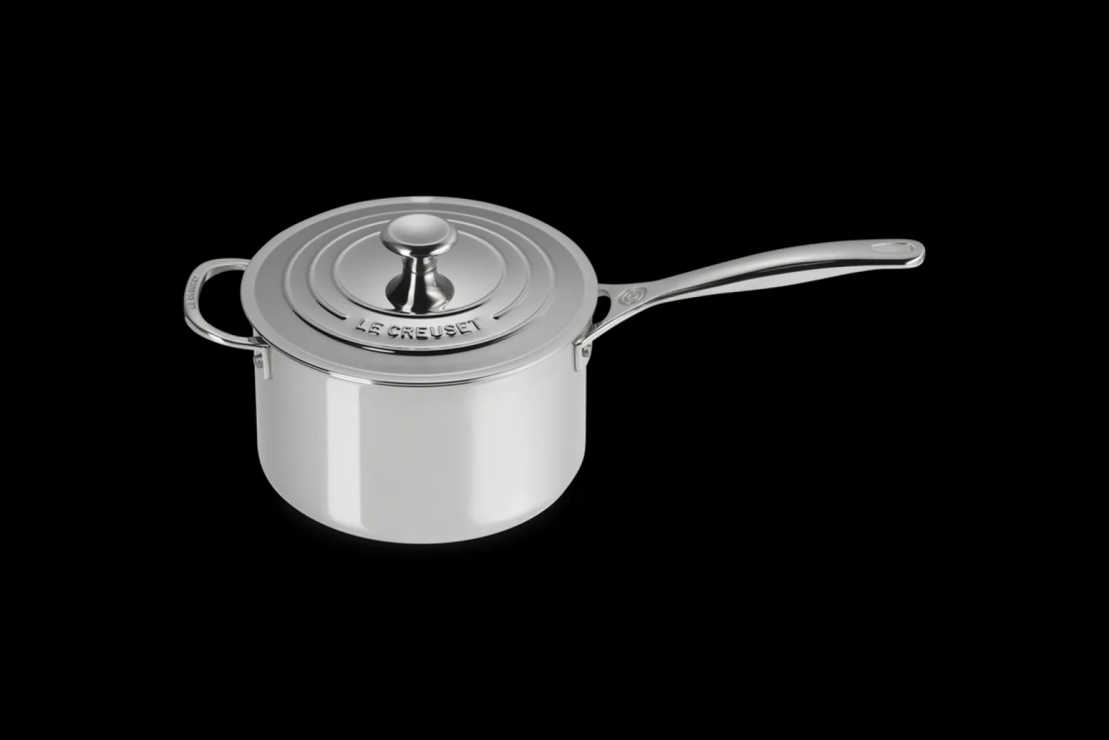 Signature 3-ply Stainless Steel 3-piece Saucepan Set