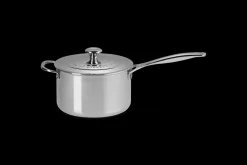 Signature Stainless Steel Saucepan with Lid and Helper Handle