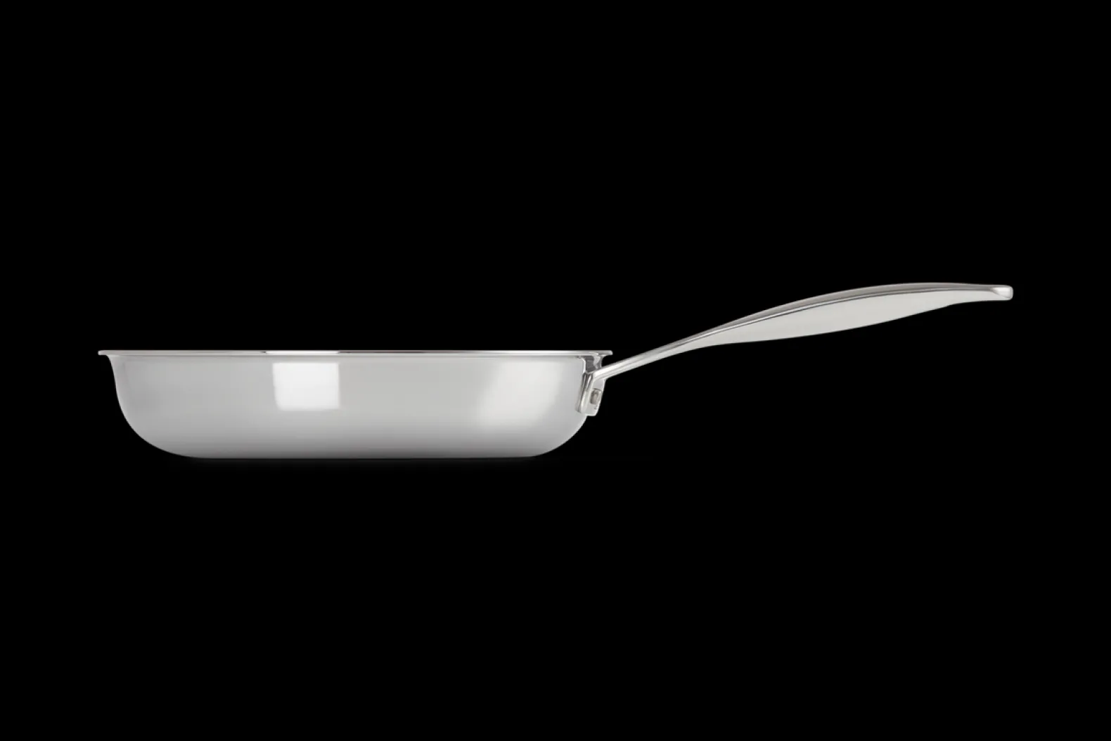 Signature Stainless Steel Uncoated Frying Pan