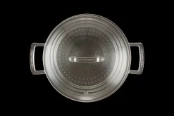 Stainless Steel Large Multi-steamer with Glass Lid