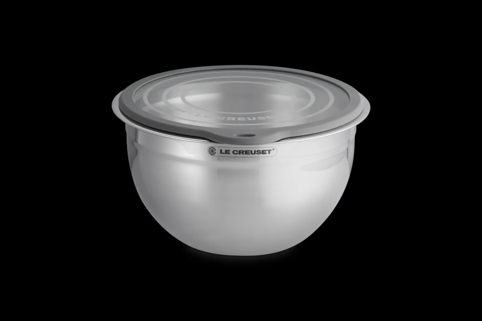 Stainless Steel Mixing Bowl with Glass Lid