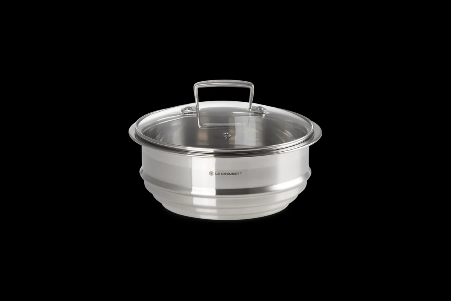 Stainless Steel Multi-steamer with Glass Lid