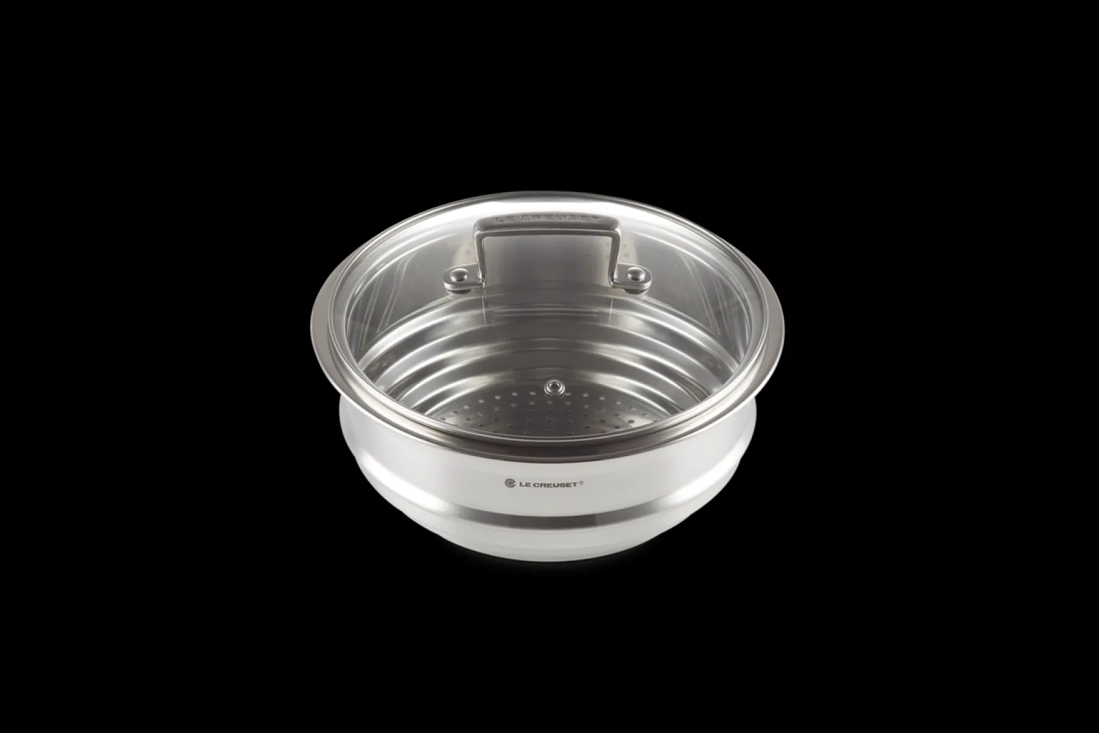 Stainless Steel Multi-steamer with Glass Lid