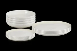 Stoneware Coupe 12-piece Dinnerware Set
