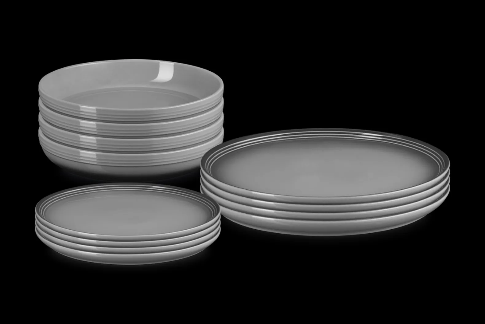 Stoneware Coupe 12-piece Dinnerware Set