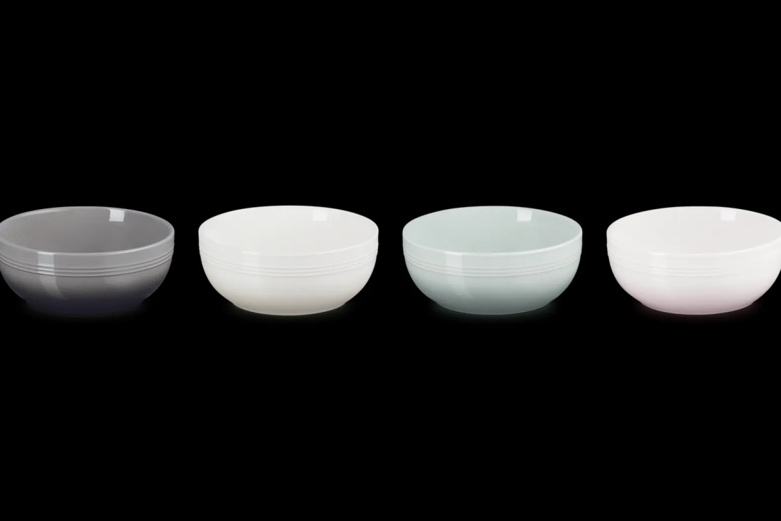 Stoneware Coupe Set of 4 Cereal Bowls