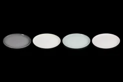 Stoneware Coupe Set of 4 Side Plates