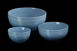 Stoneware Coupe Set of 3 Serving Bowls