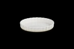 Stoneware Fluted Flan Dish