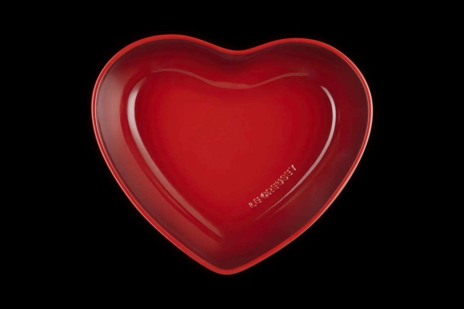 Stoneware Heart Serving Bowl