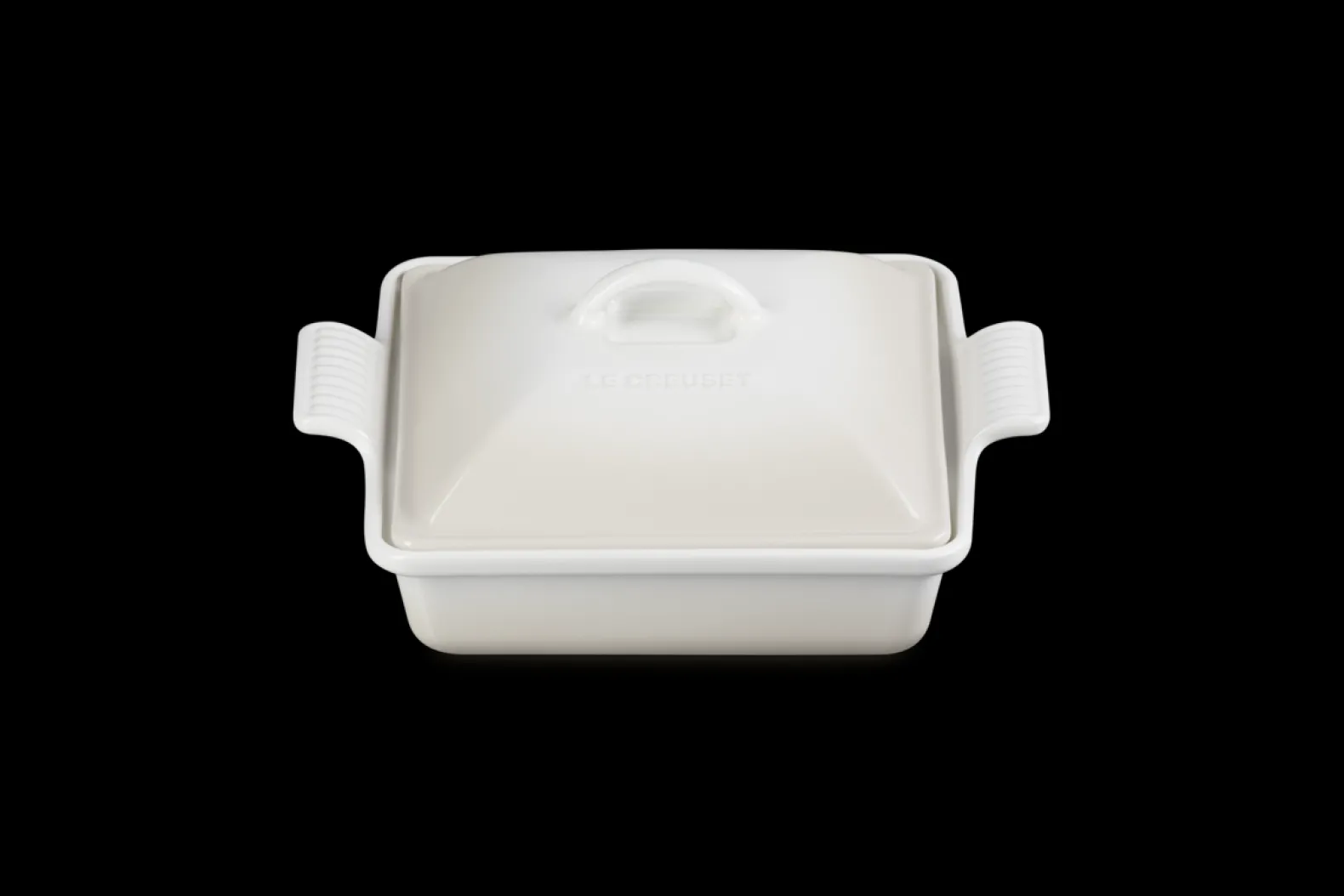 Stoneware Heritage Square Dish with Lid