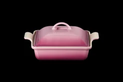 Stoneware Heritage Square Dish with Lid
