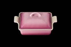 Stoneware Heritage Square Dish with Lid